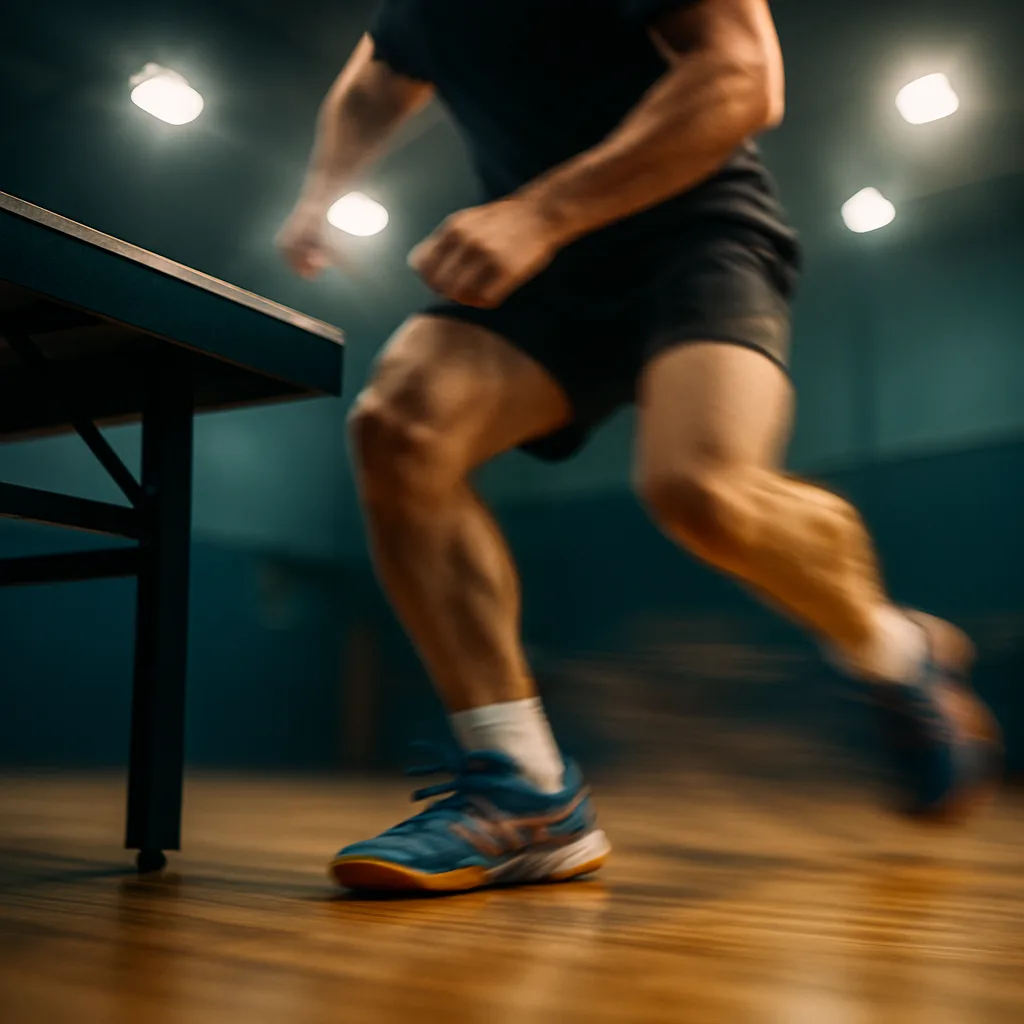 مدرب كرة طاولة يقدم نصائح تكتيكية