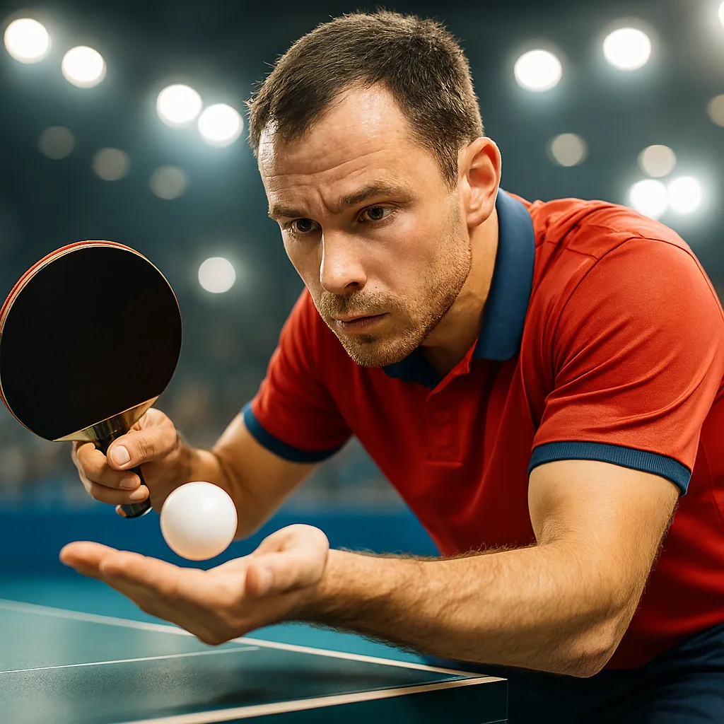 تدريب حركة القدمين للاعب كرة الطاولة